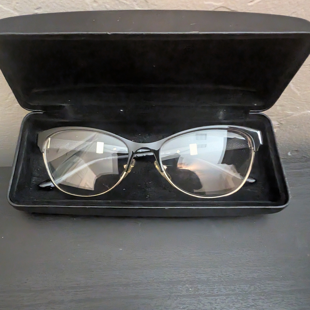 Versace Gold and Black Men's Glasses